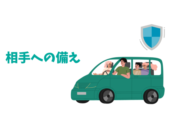 自動車保険の対人・対物賠償のイメージアイコン